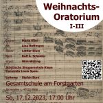 Herzliche Einladung zum Konzert am 17.12.2023